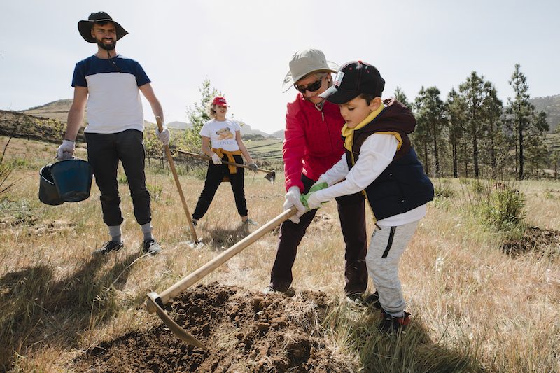 PLANTAMOS 150 ÁRBOLES CON 